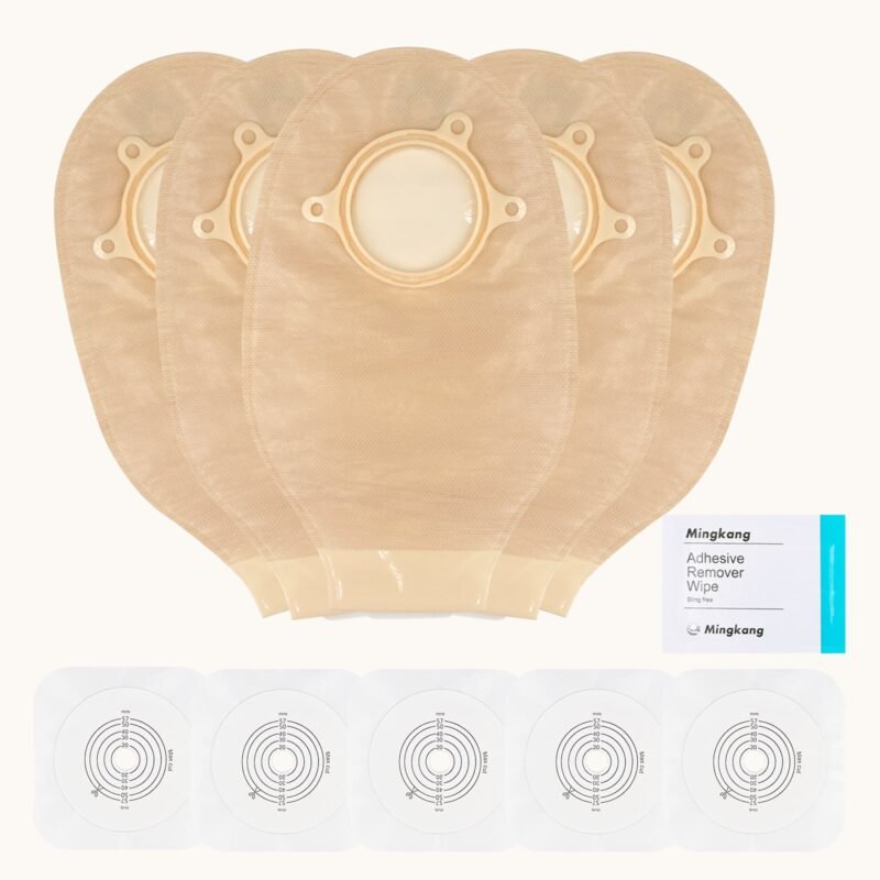 Joruleand 2-Piece Ostomy Supplies Kit (15 Drainable Bags, 6 Barriers, 6 Wipes)|Colostomy Bags & Ileostomy Supplie - Image 6